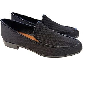 Donald Pliner Shoes Women's Tamryn Loafers Stretch Fabric & Leather Black New
